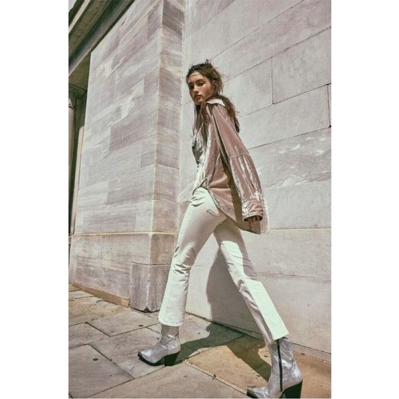 Free People Brayden Western Boot Pewter Size 8.5 NWT - Picture 3 of 16